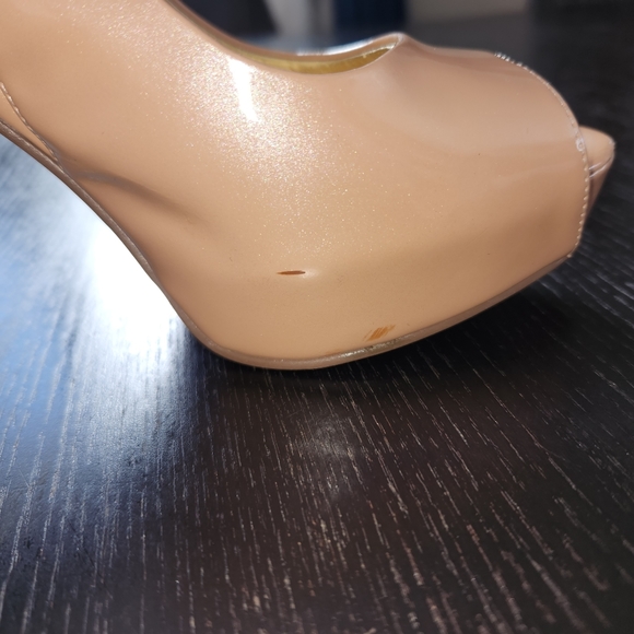 Platform Peep-Toe Heels - Size 6/36 - Picture 4 of 5